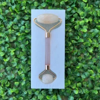 Rodillo de Jade Rosa Gold