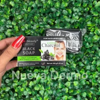 Kiss Beauty – Jabón Negro de Carbón Activado y Té Verde Anti Acné